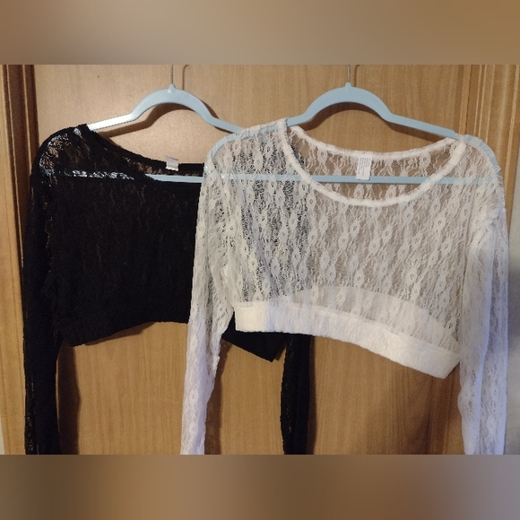 Other - Long Sleeve Lace Layering Tops XXL